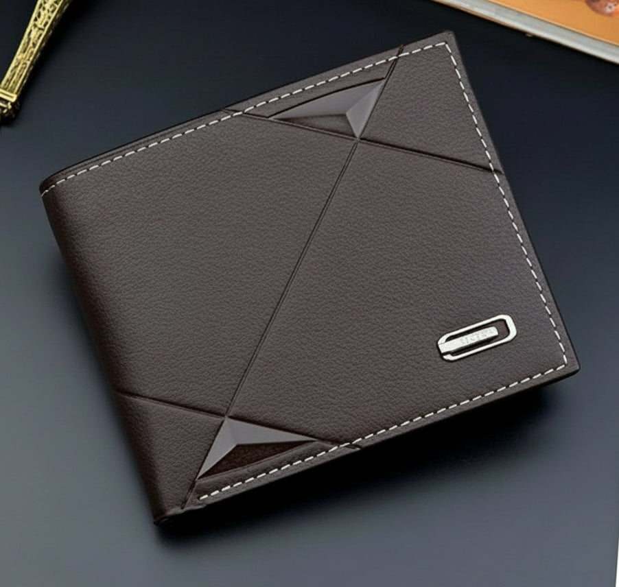 ES Leather bifold Wallet
